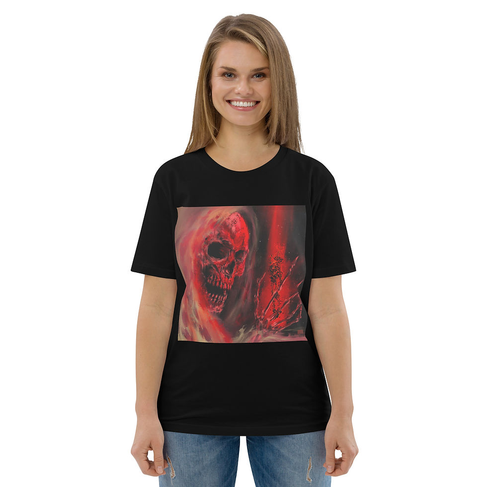 Thumbnail: Cosmic Reaper Unisex organic cotton t-shirt