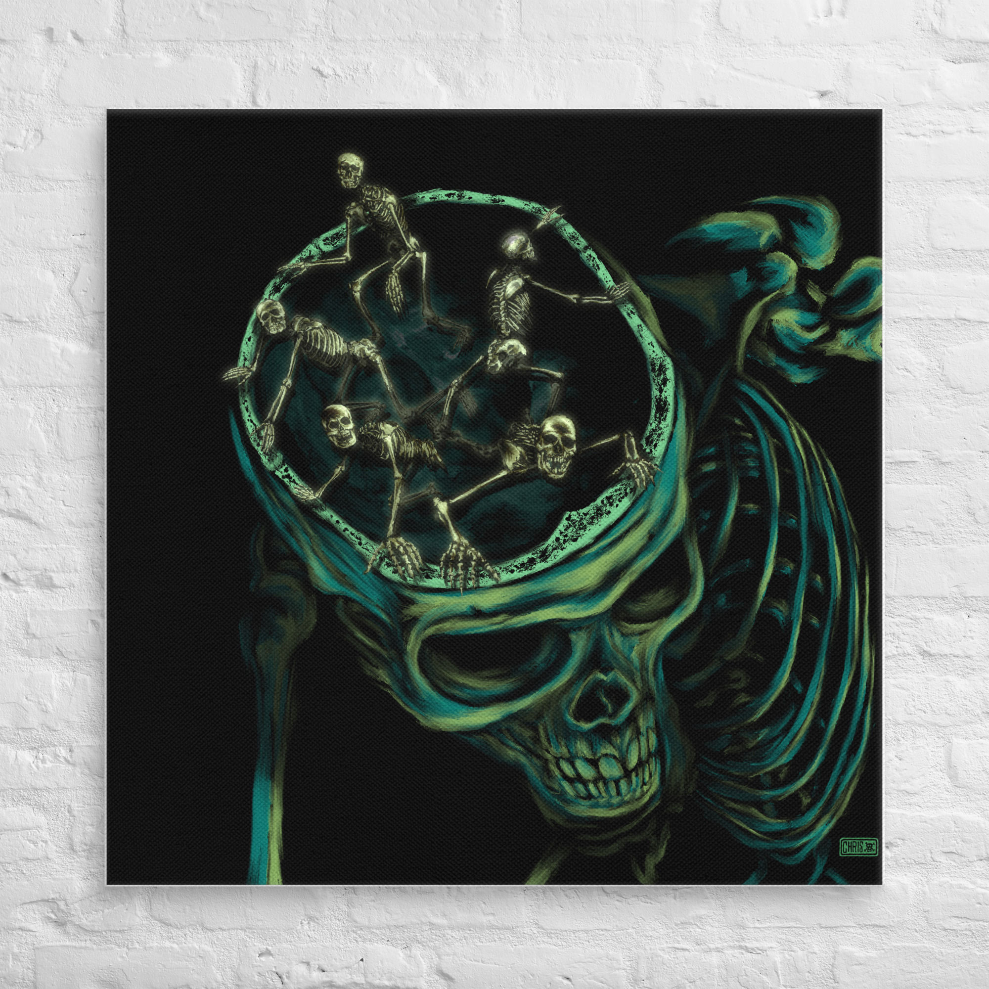 THOUGHT TUB Canvas Print