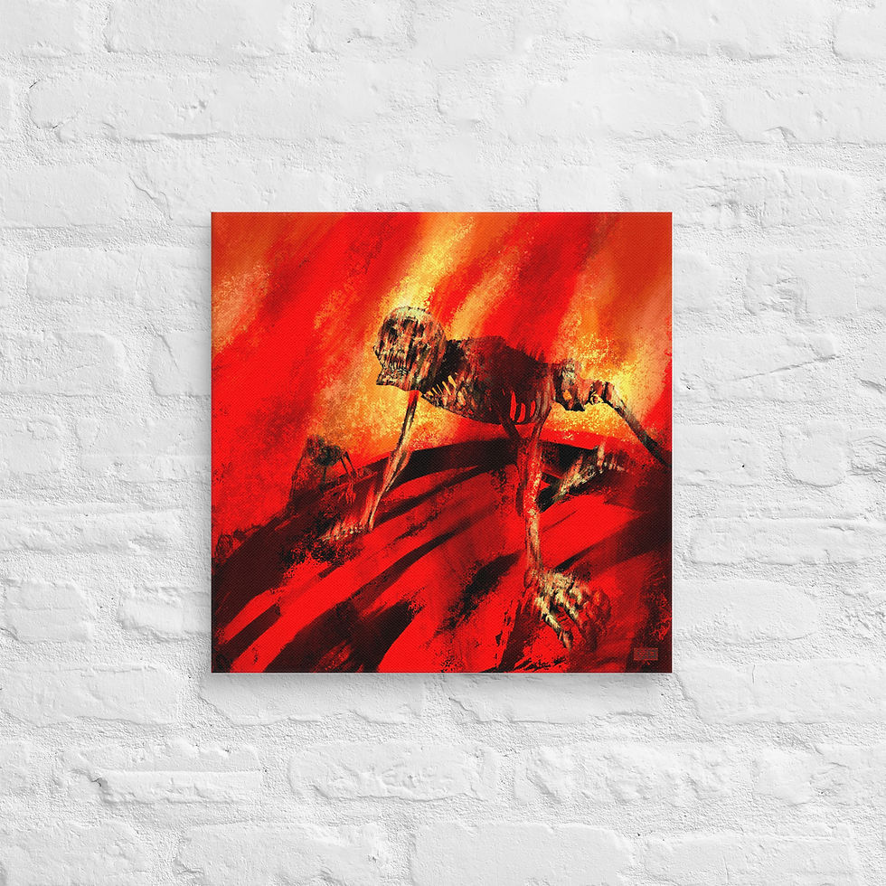 Thumbnail: GET OVER IT Canvas Print