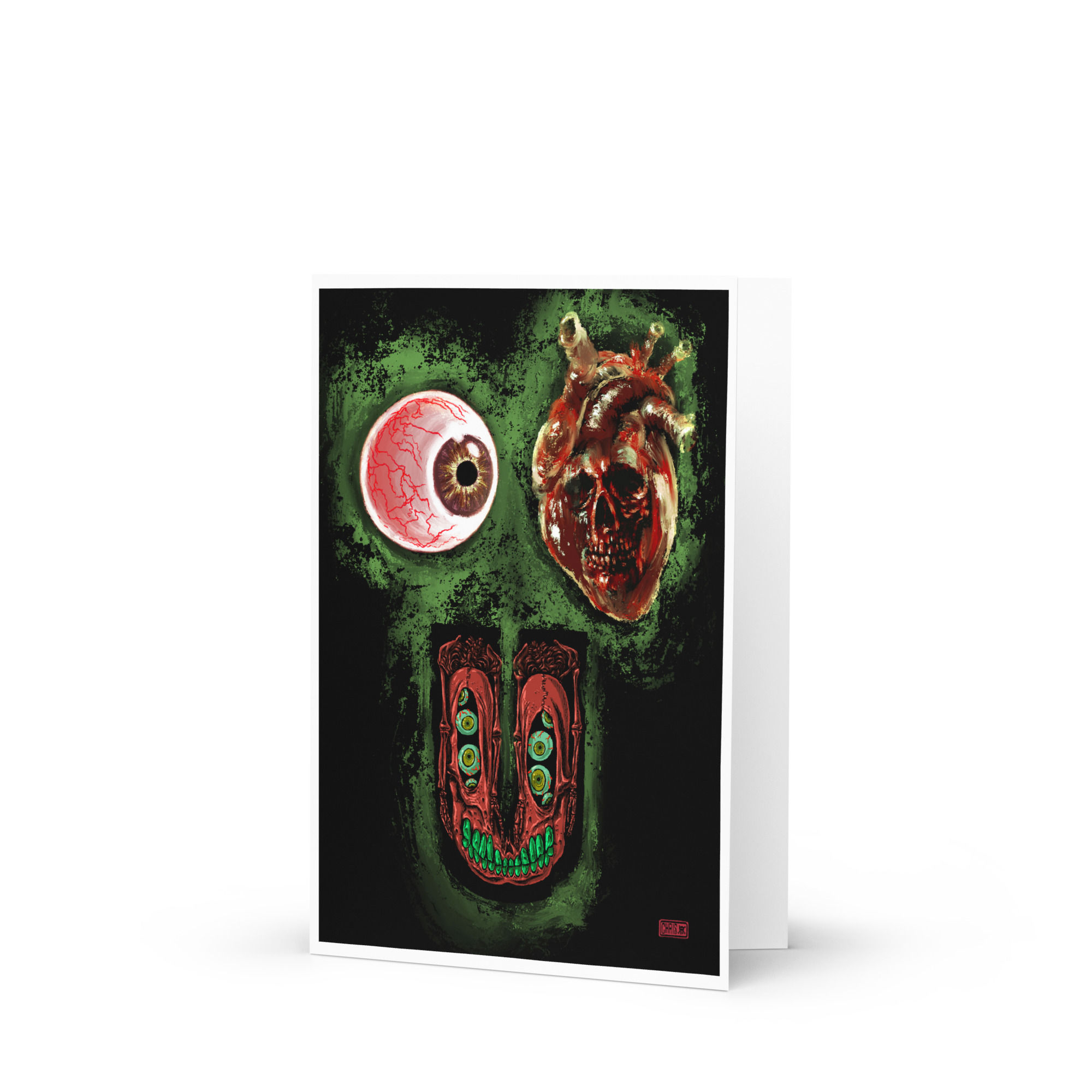 Eye Heart U greeting card