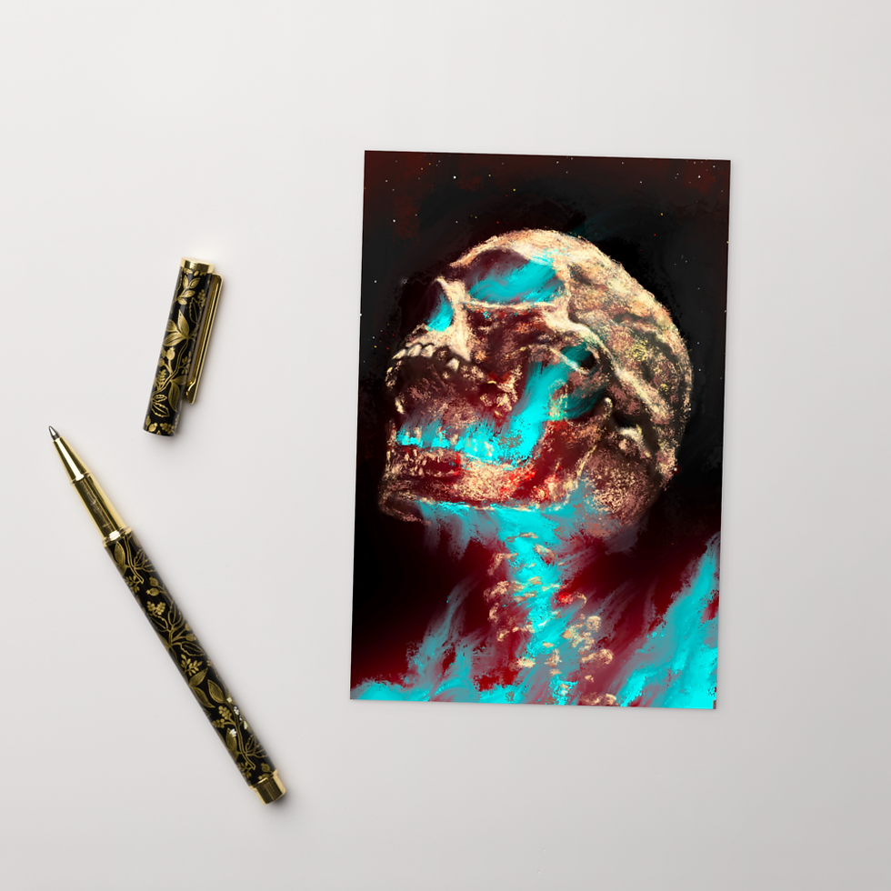 Thumbnail: BLUE BLAZES post card
