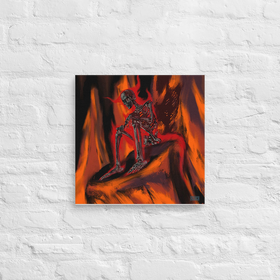 Thumbnail: MY THINKING PLACE Canvas Print