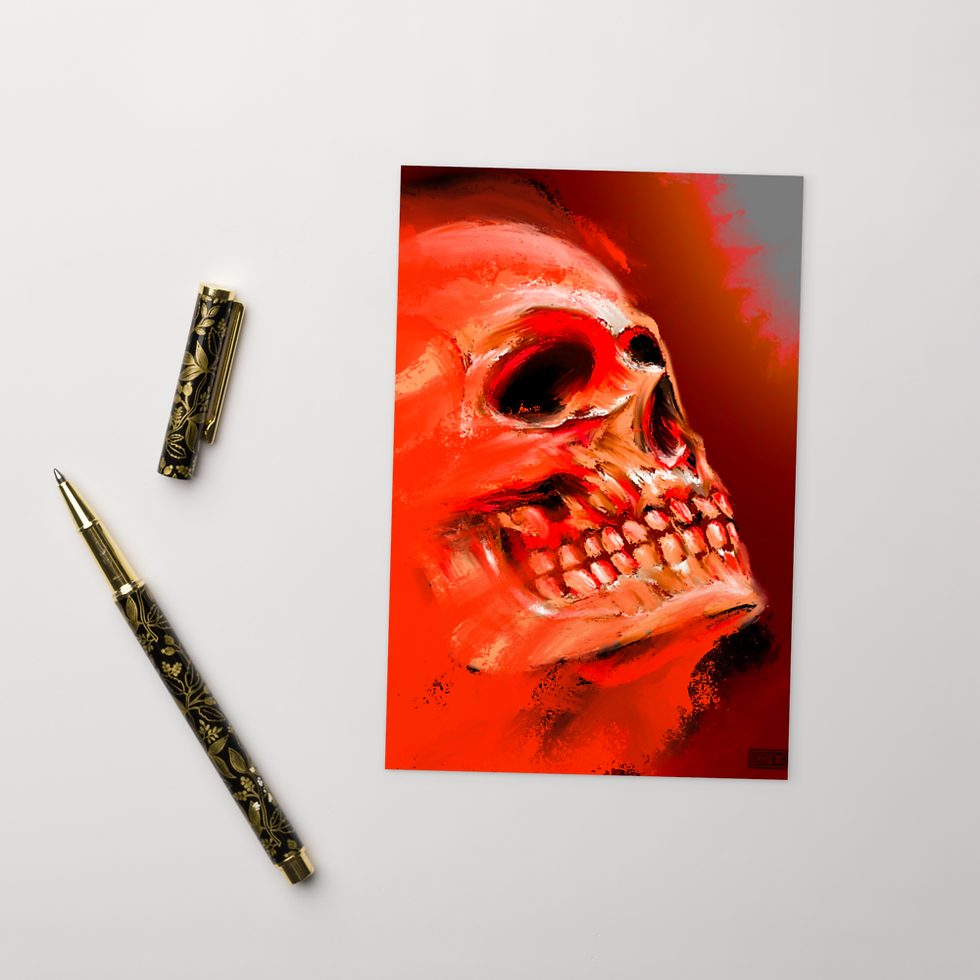 Thumbnail: BASKING post card