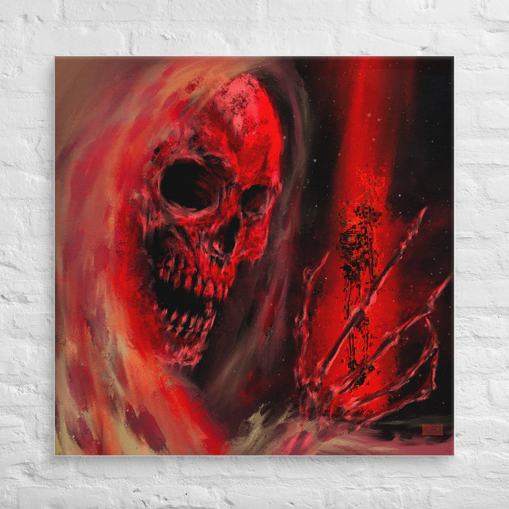 COSMIC REAPER Canvas Print