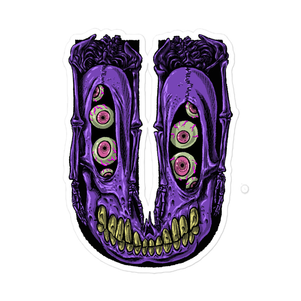 U CURSED Bubble-free sticker