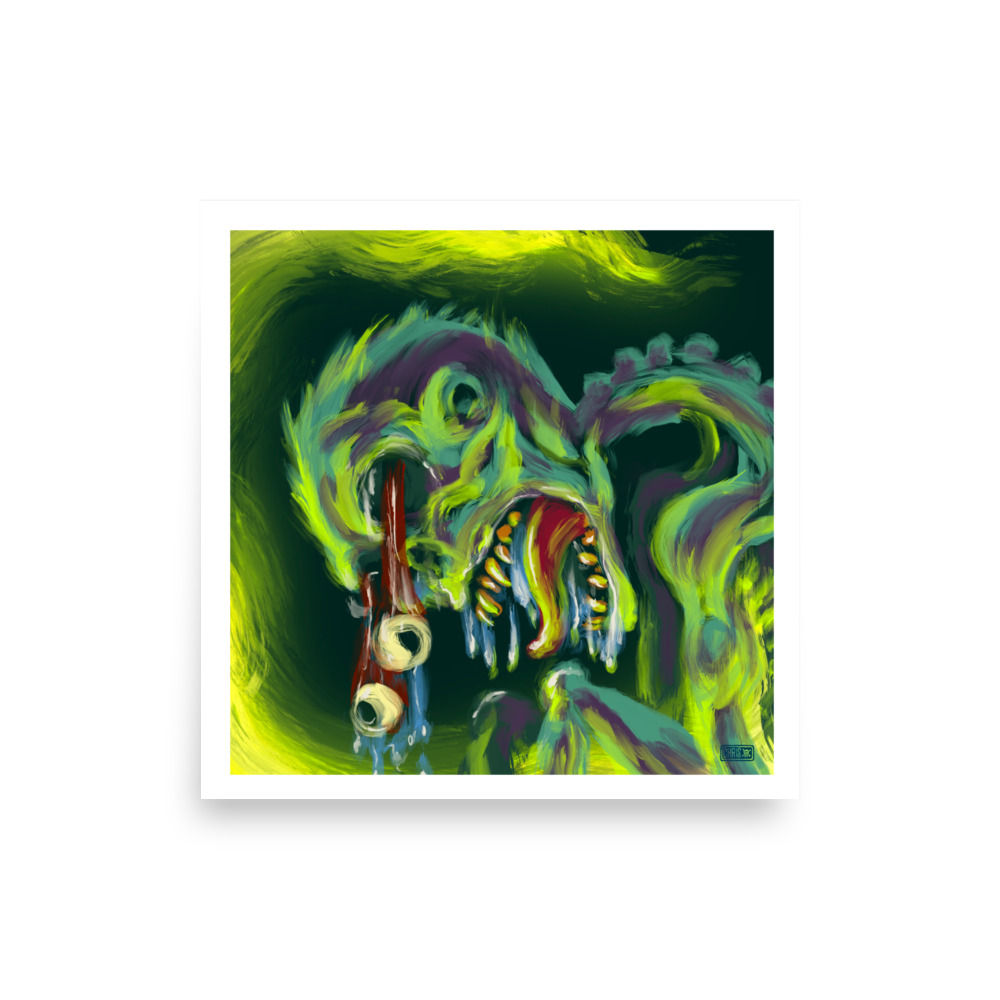 LIGHTS OUT Unframed Print