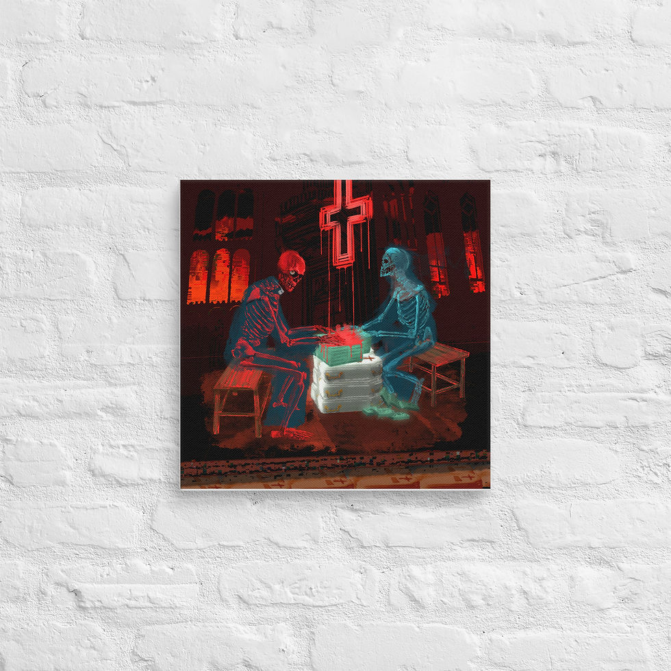 Thumbnail: PROFIT FROM LOSS Canvas Print