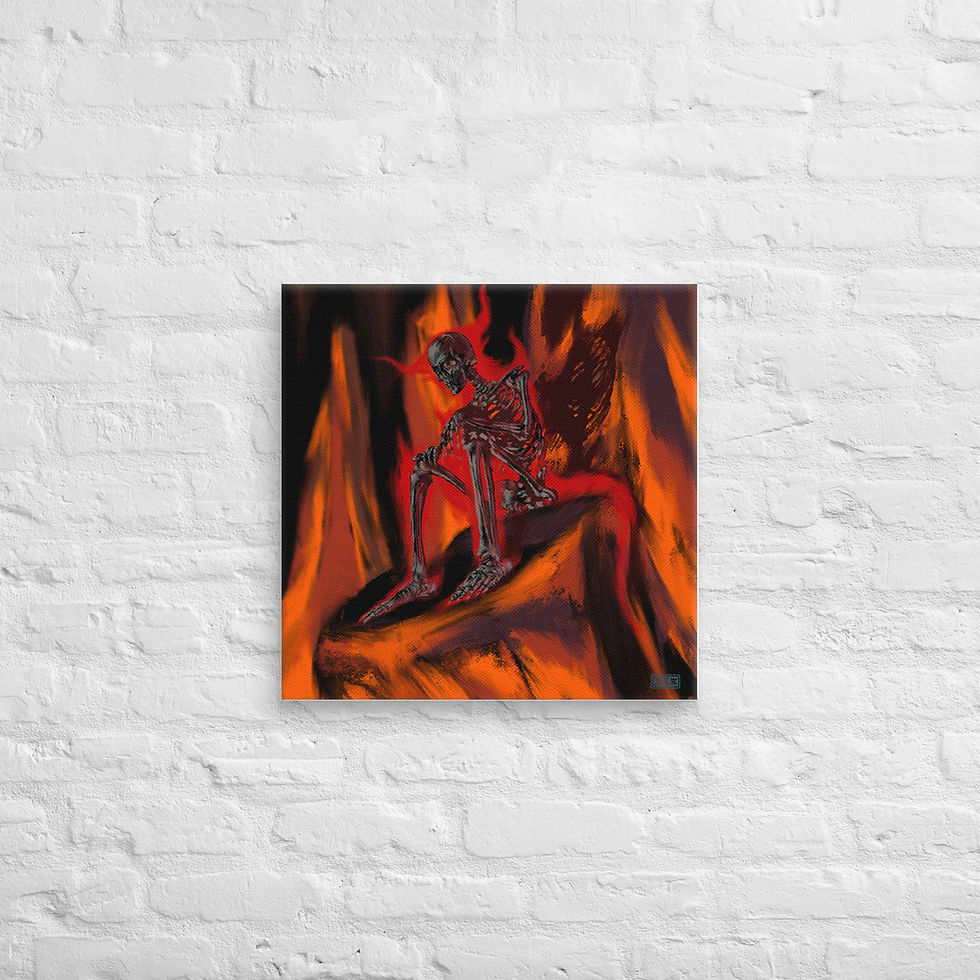 Thumbnail: MY THINKING PLACE Canvas Print