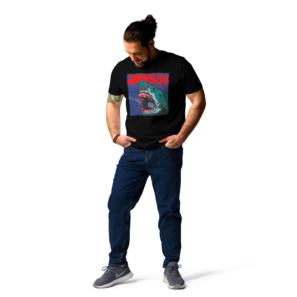 Thumbnail: JAWS 50 Unisex organic cotton t-shirt
