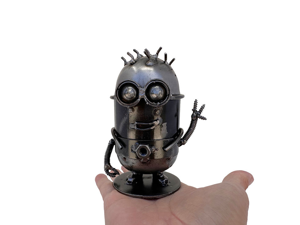 Thumbnail: Sculpture on hand for size reference.