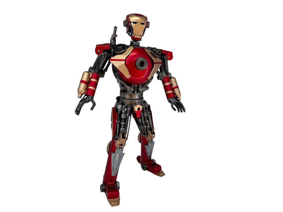 Thumbnail: Side angle showing Ironman-style red-and-gold detailing
