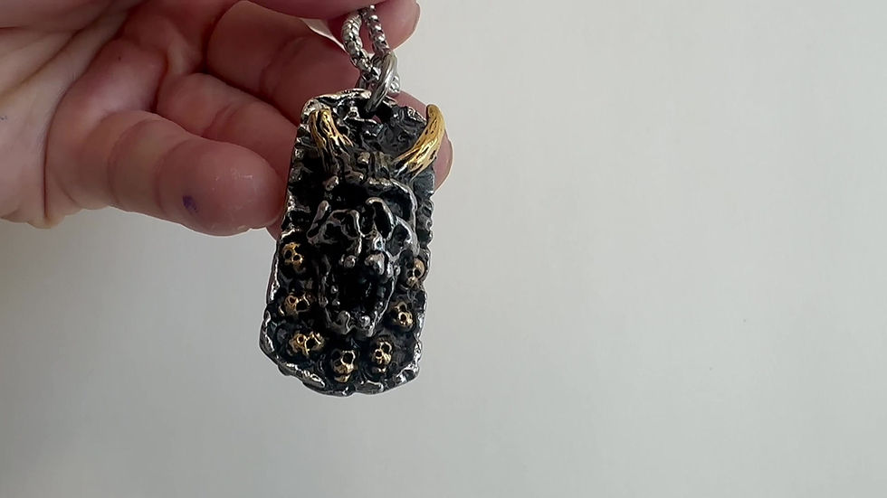 Thumbnail: Devilish Skeleton Necklace