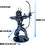 Thumbnail: Recycled metal samurai statue in kneeling pose aiming bow