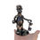 Thumbnail: Steel skater figurine inspired by classic cartoon design