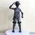 Thumbnail: 360° view of handmade Luffy-Inspired metal sculpture showing recycled steel details and pirate-style design.