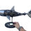 Thumbnail: lose up recycled metal shark sculpture showing steel teeth and mechanical detail