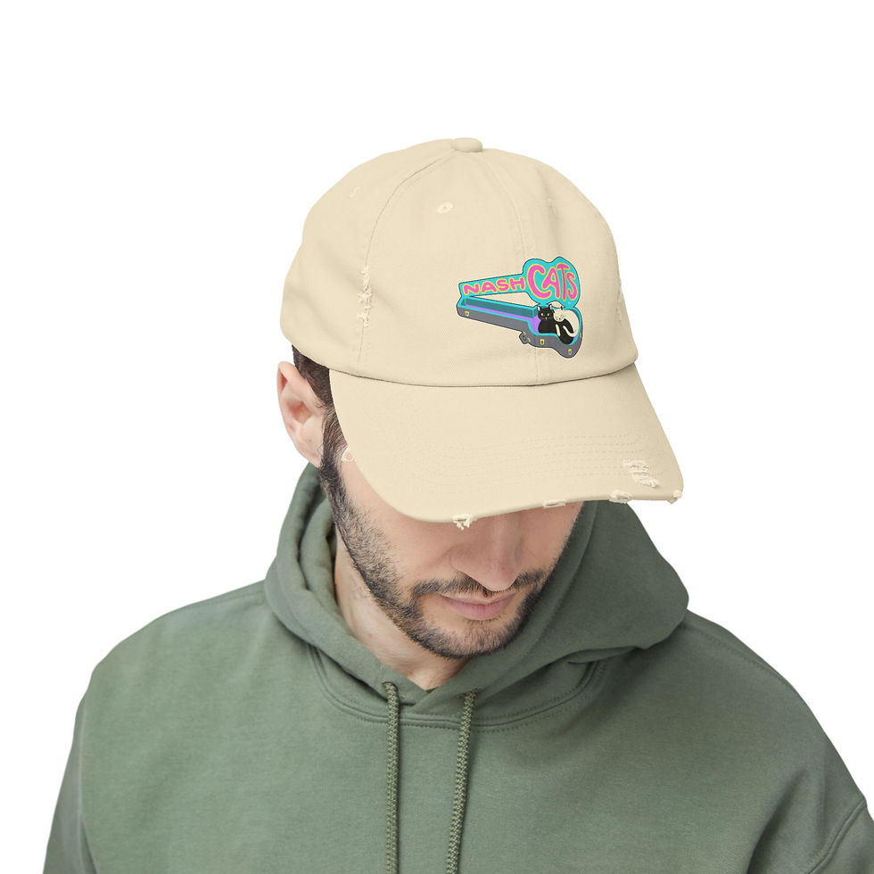 Thumbnail: NashCats Unisex Distressed Cap