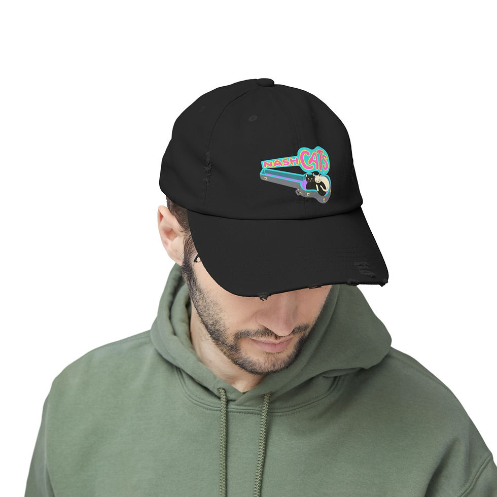 Thumbnail: NashCats Unisex Distressed Cap