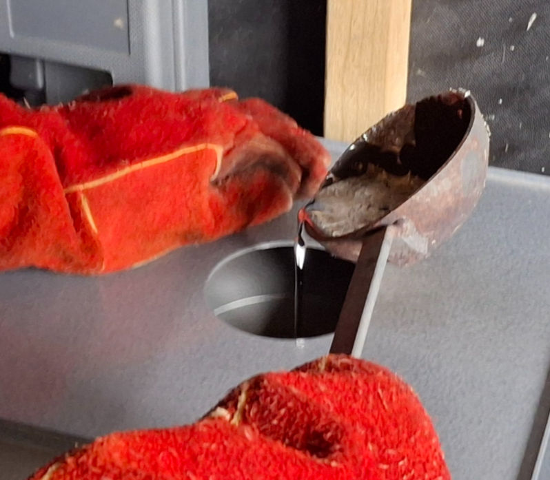 pewter casting