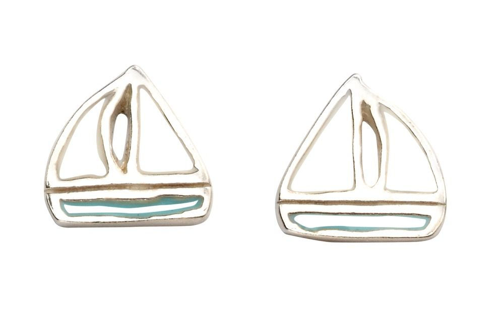 Boat Stud Earrings