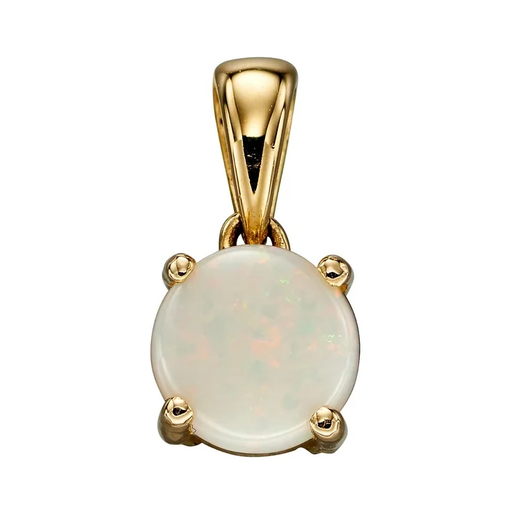 9ct Gold Birthstone Pendant