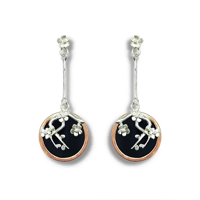 Cherry blossom earrings flower jewellery