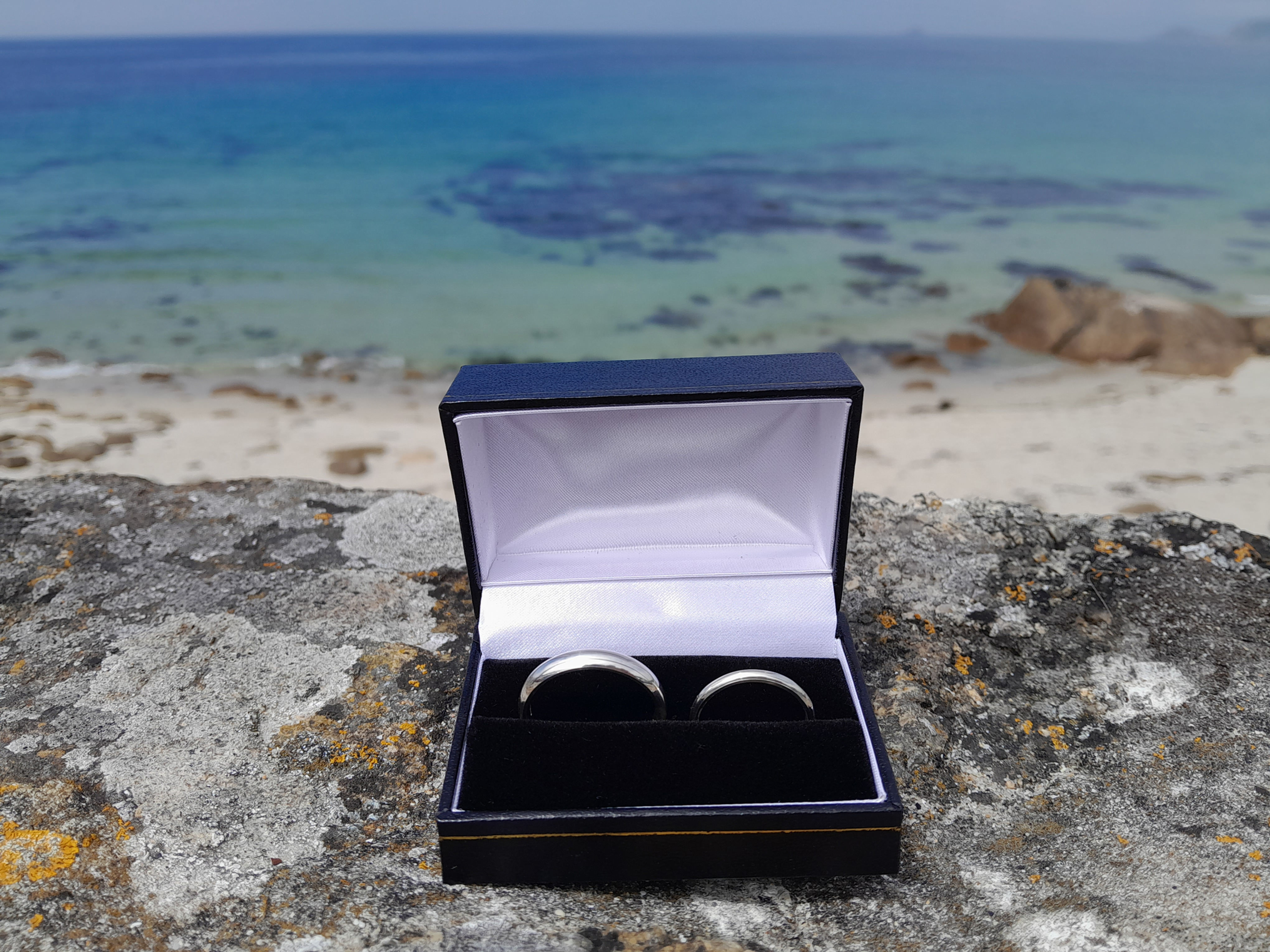 Pair of Handmade Silver Wedding bands