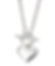 Heart ball chain necklace