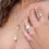Thumbnail: Baroque Pearl Mor Stone Necklace