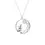 Thumbnail: Silver Moon Gazing Hare Pendant