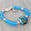 Thumbnail: Deep Blue Sea Bracelet with Silver Fish