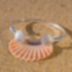 silver shell necklace