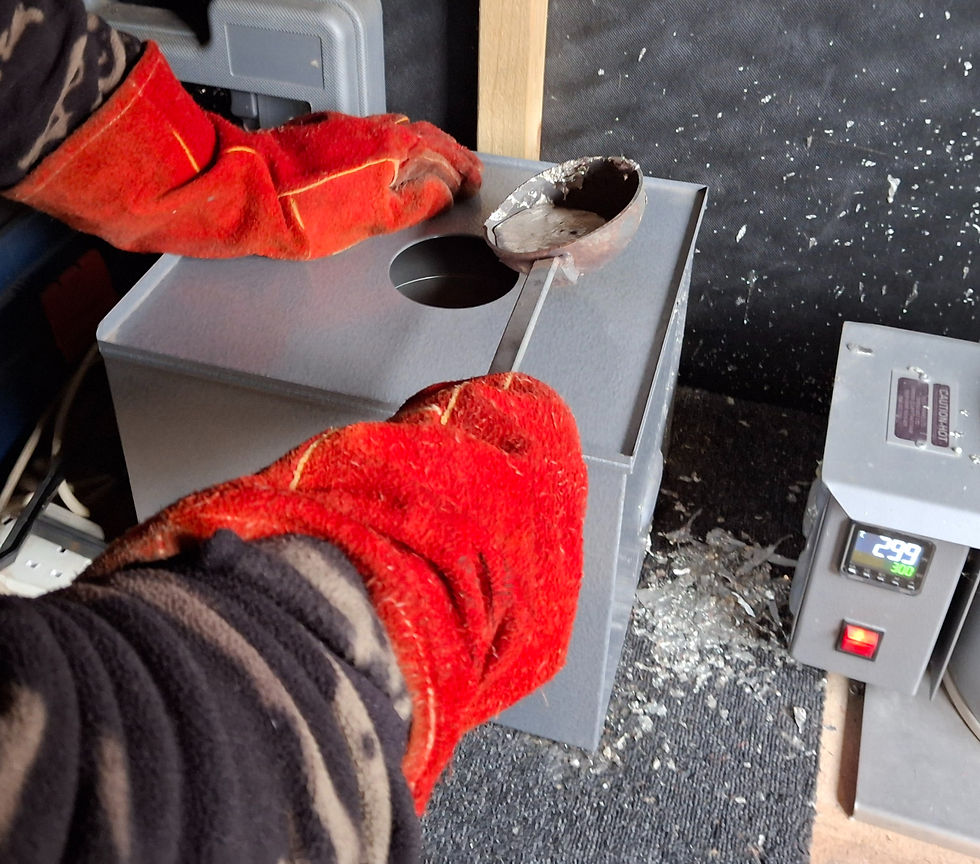 pewter casting