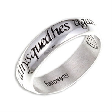 Thumbnail: Cornish love ring - Silver