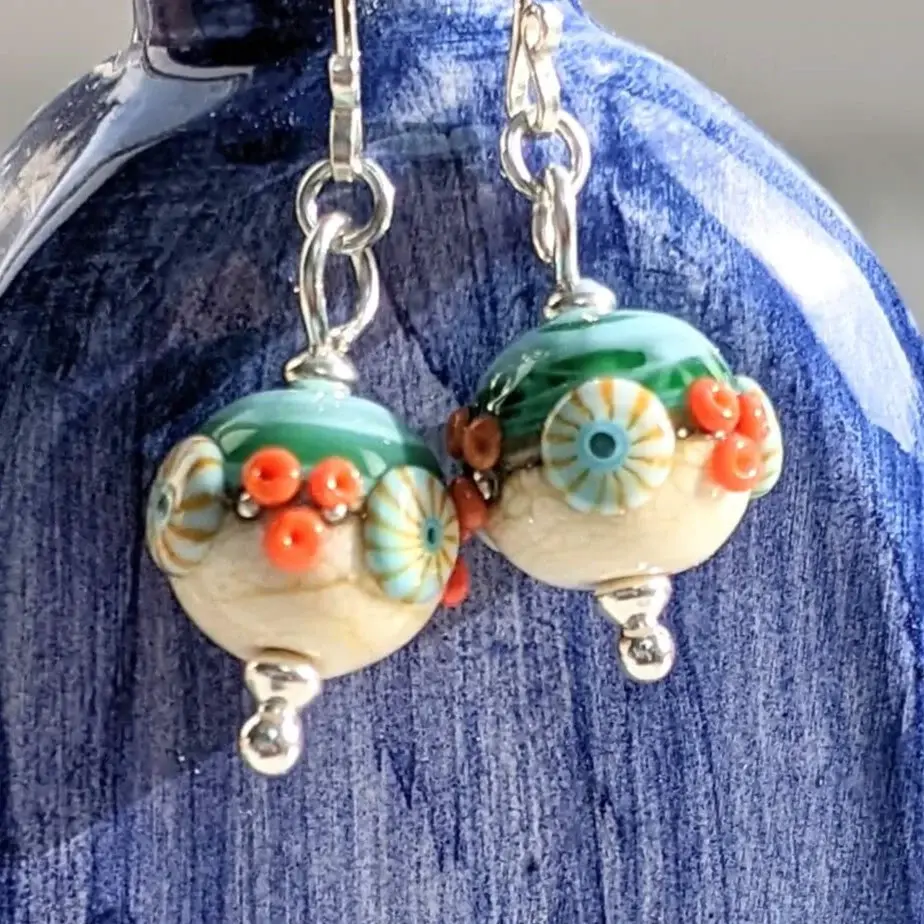 Thumbnail: Sand and Sea Beach Babe Pendants, round