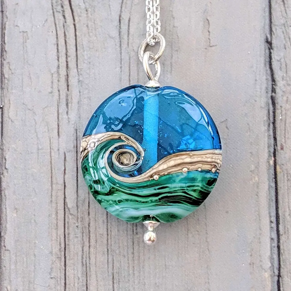 Thumbnail: Deep Blue Sea Pendant, Choice of Styles