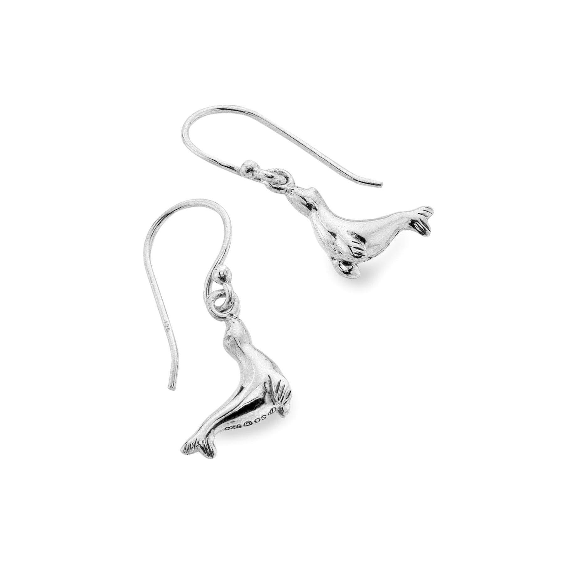 Cornish Seal drop Earrings