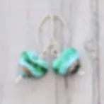Sea Heart Drop Earrings