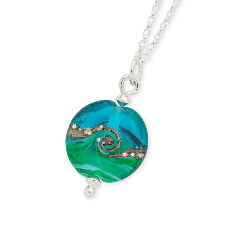 Thumbnail: Deep Blue Sea Beach Babe Pendant, Choice of Styles