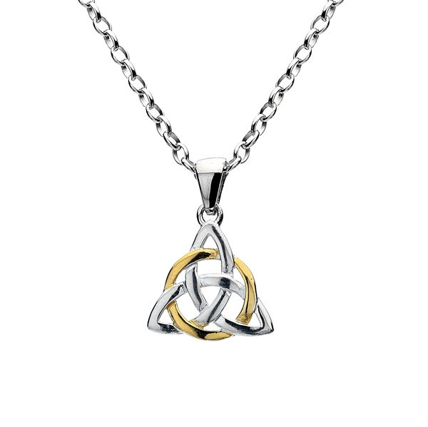 Gold Plate Knotwork Pendant
