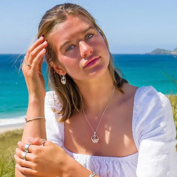 silver seashore jewellery