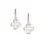 Thumbnail: Wild Rose Earrings, White, Studs or Drops