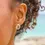 Thumbnail: Ocean Soul Quartz Stud Earrings