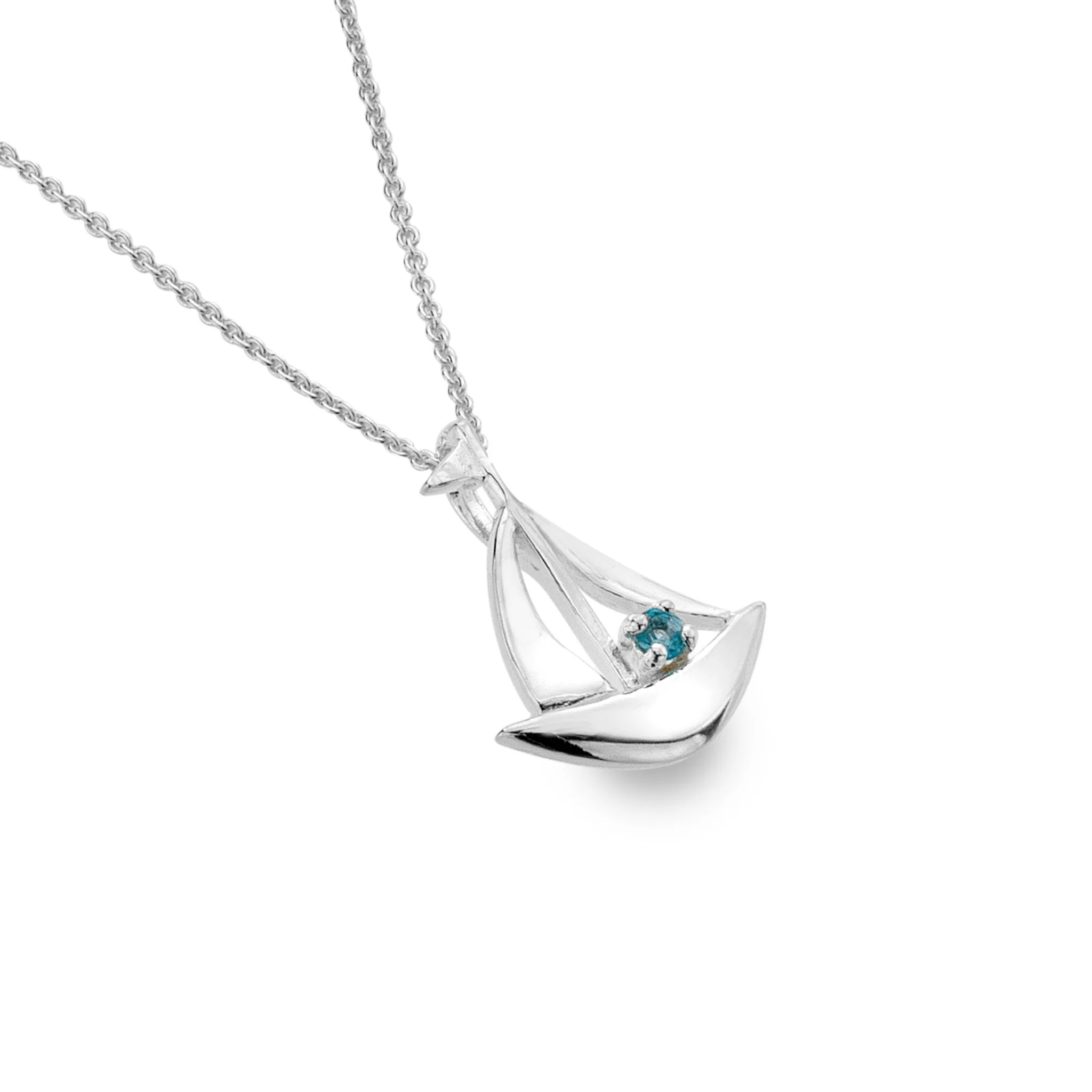 Fair Winds Sailing Boat Pendant