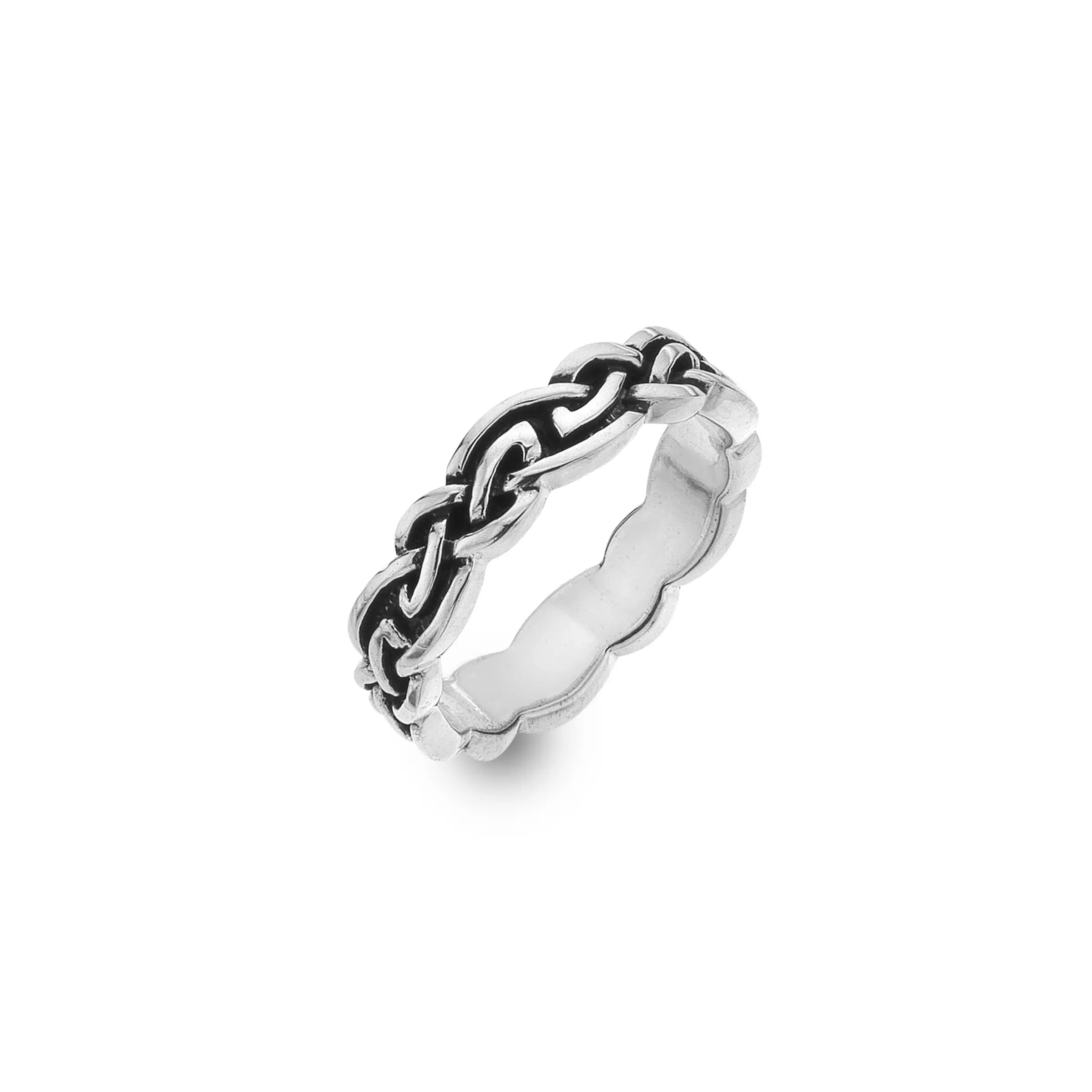 Celtic Isles Ring, medium-large ring sizes