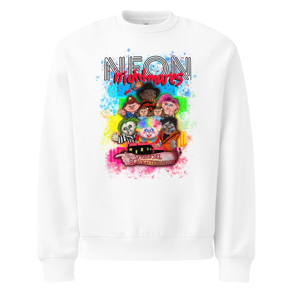 Thumbnail: Oversized Neon Nightmares Sweatshirt