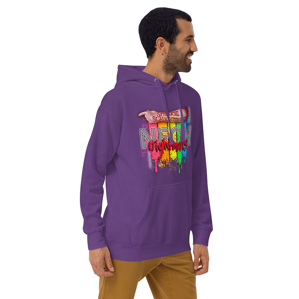 Thumbnail: Neon Nightmares Unisex Hoodie