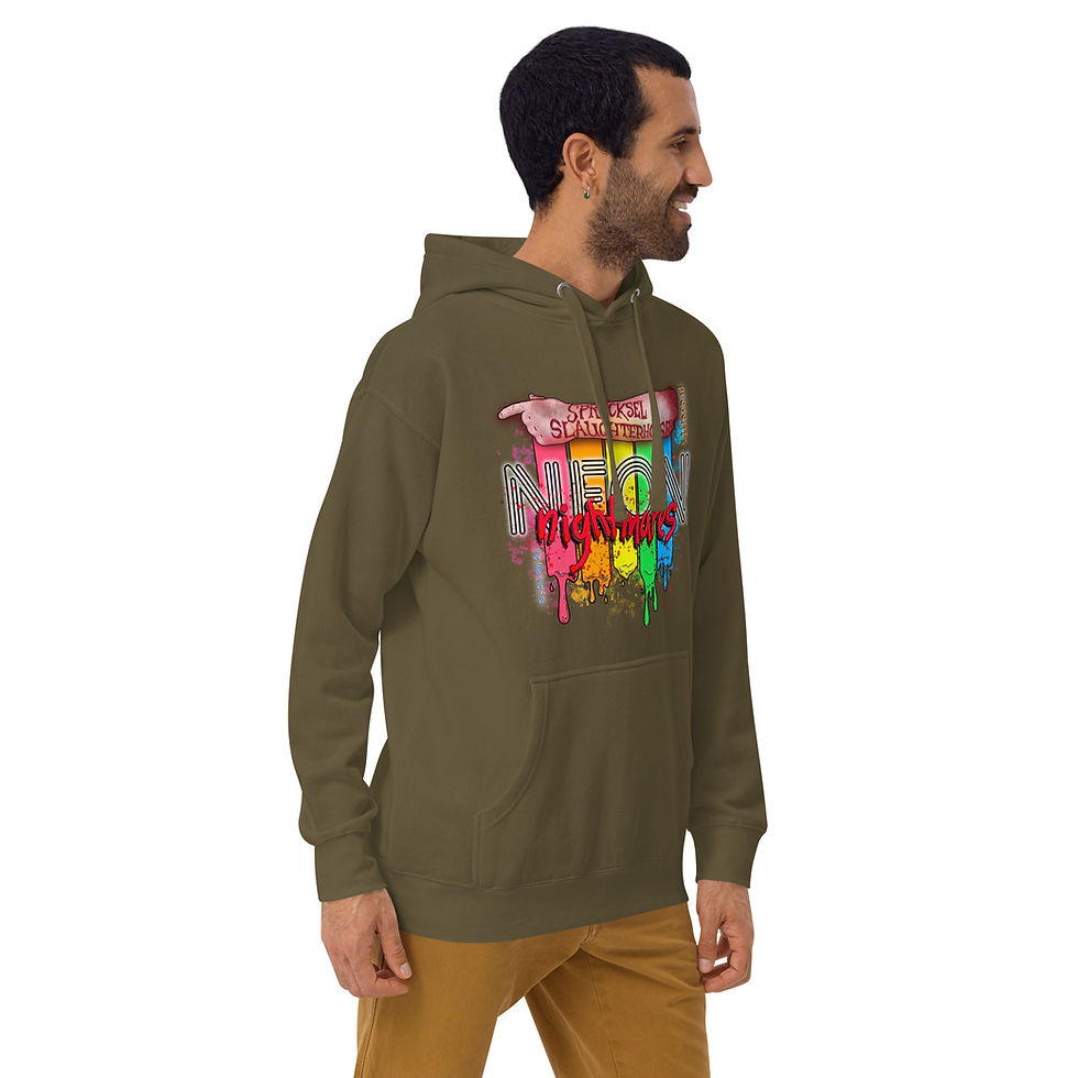 Thumbnail: Neon Nightmares Unisex Hoodie