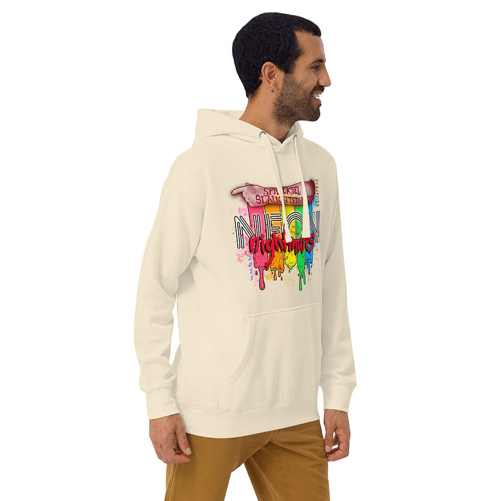 Thumbnail: Neon Nightmares Unisex Hoodie