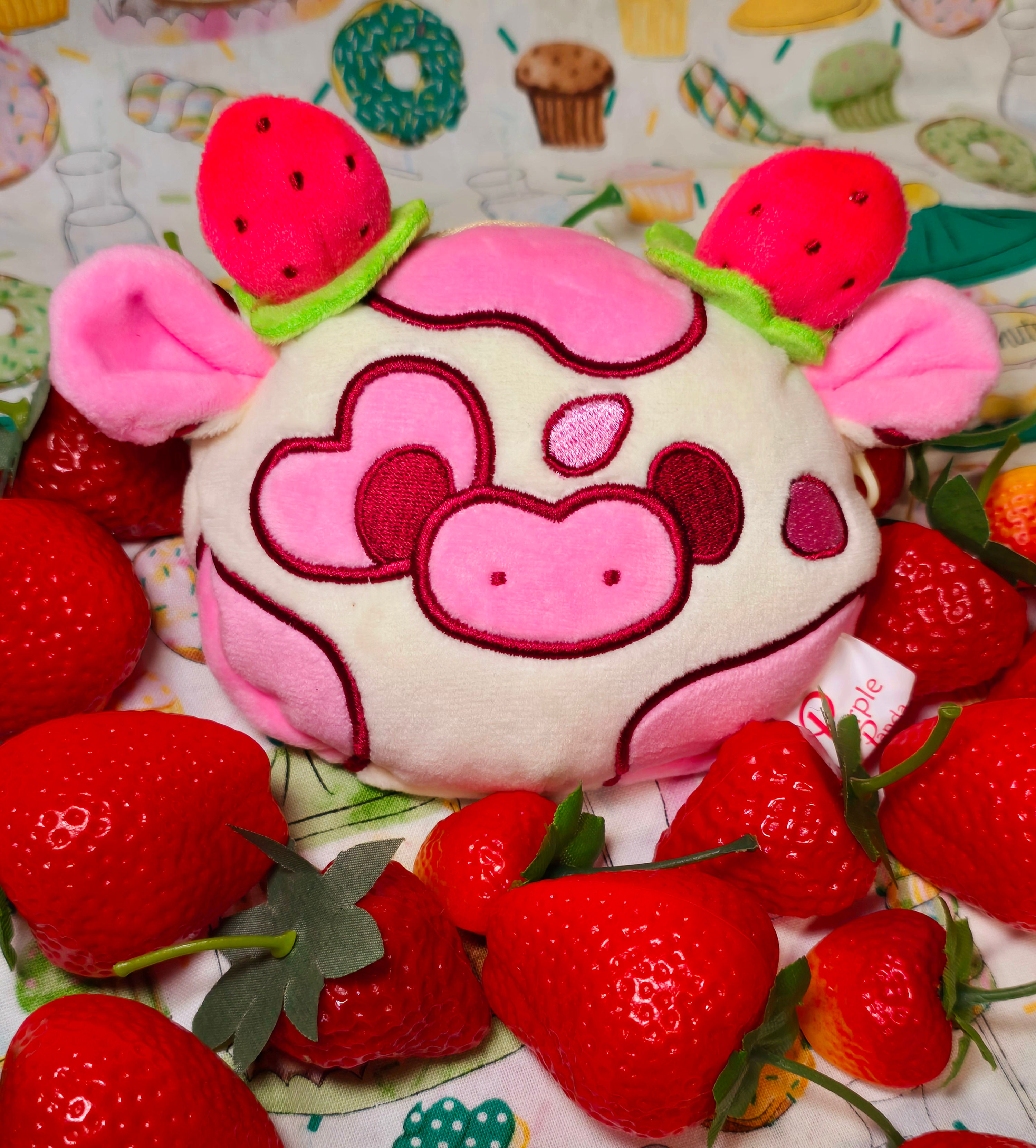 Babette the Strawberry Cow Coin Purse